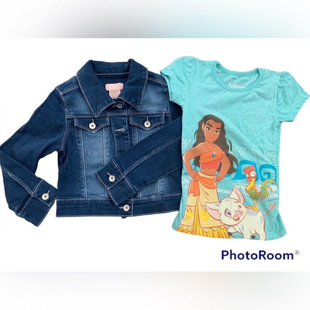 Disney Moana T-Shirt & Denim Jacket
